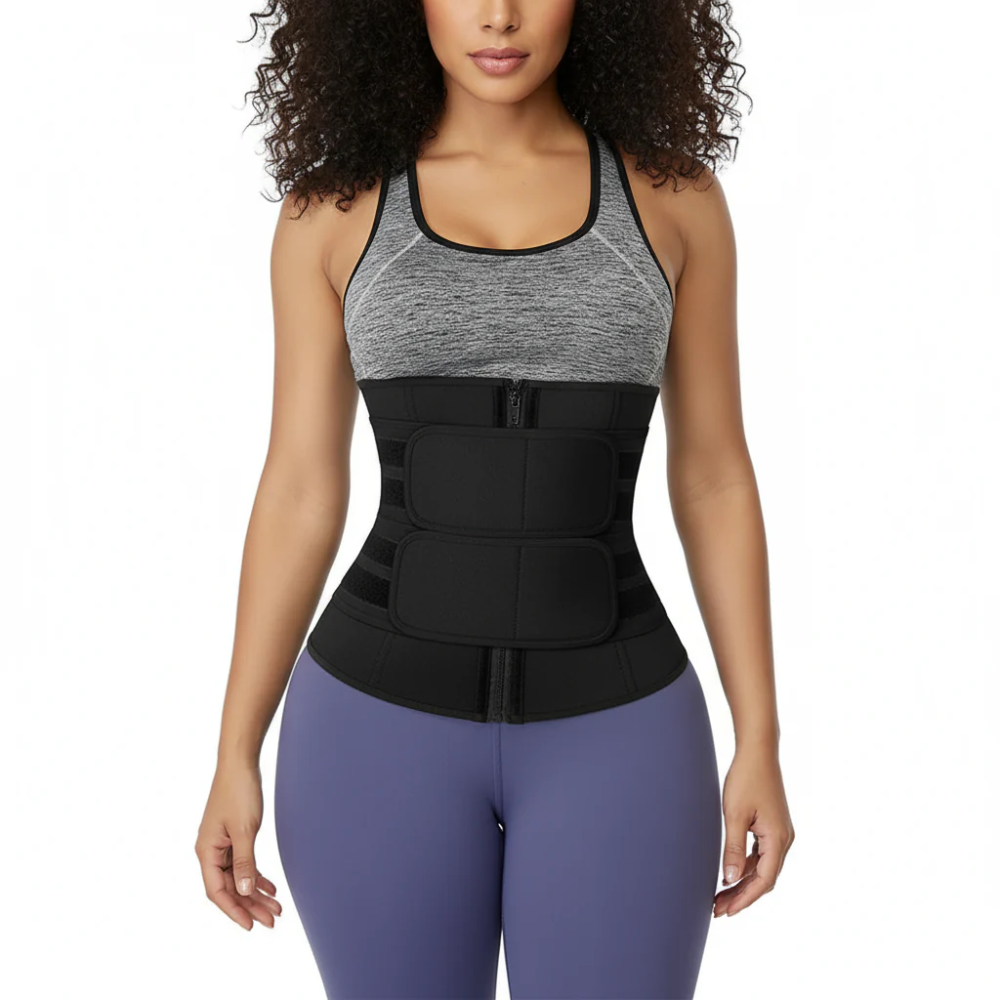 Double Belt Rubber Vest Sport Girdle Waist Trainer | Forma