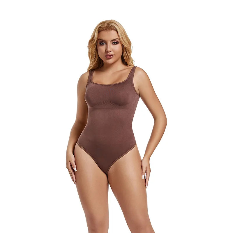 Tummy Control Seamless Bodysuit Thong | Forma