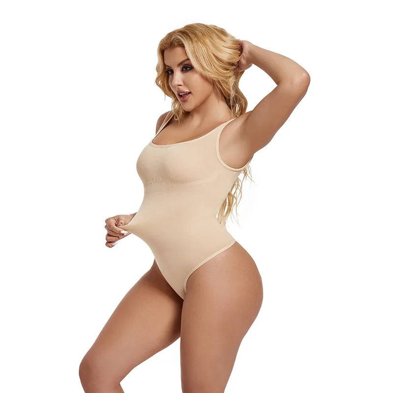 Tummy Control Seamless Bodysuit Thong | Forma