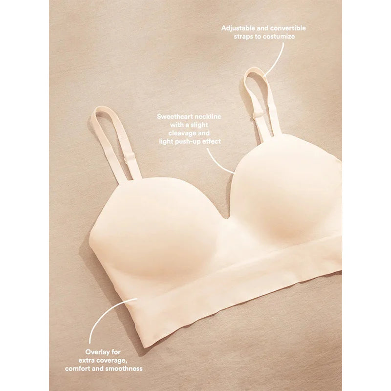 Wireless Push-Up Seamless Comfort Full Coverage Bra | Forma